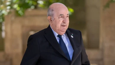 الرئيس الجزائري عبد المجيد تبون