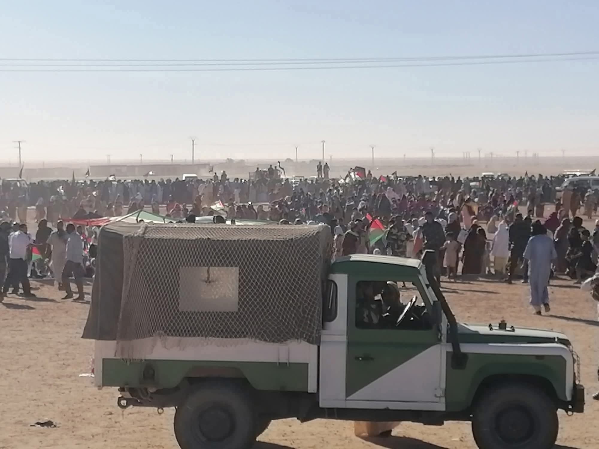 مظاهرات مخيمات تيندوف